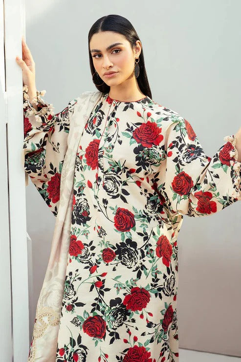 Baroque D-71 Printed three piece suit