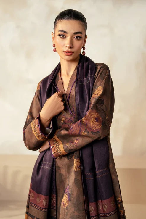 Baroque D-77 Printed three piece suit