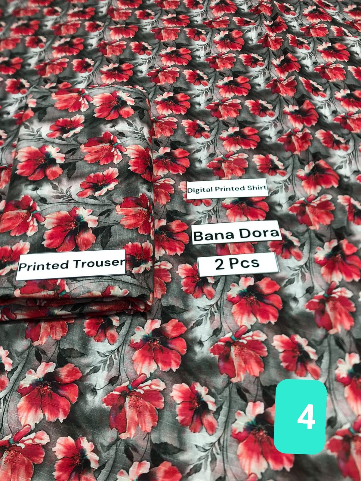 Digital Printed Bana Dora Lawn / 4