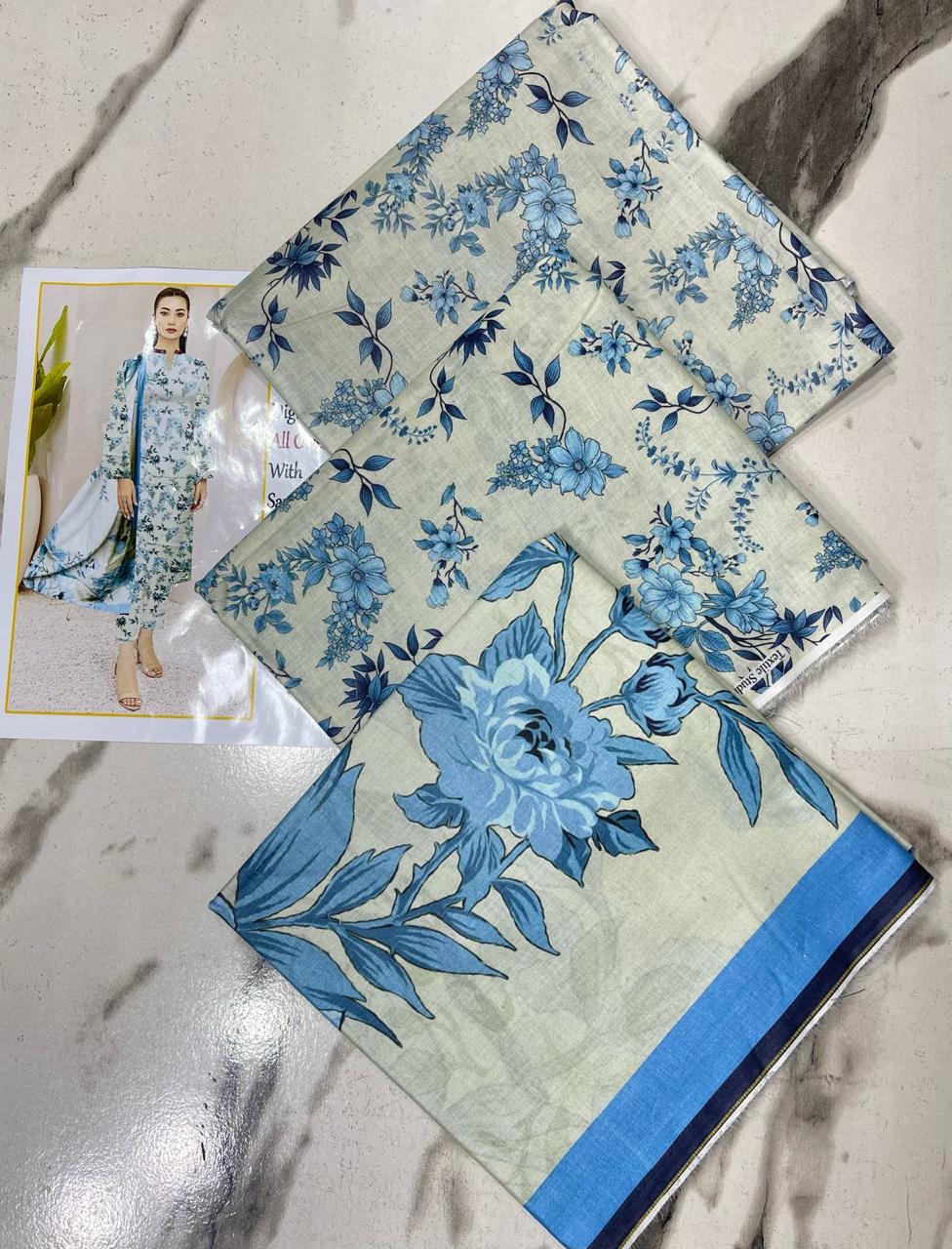 3-Piece A+ 72/68 Branded Airjet Lawn | Code 2