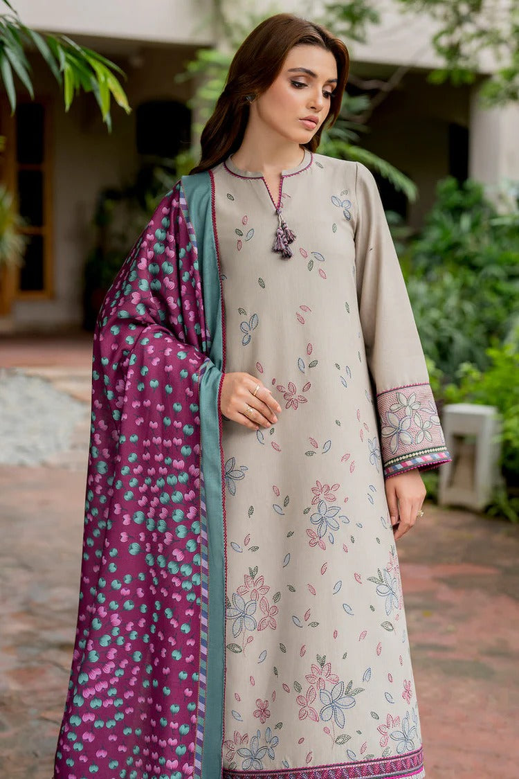 jazmin Embroidered lawn Three Piece JZ-35