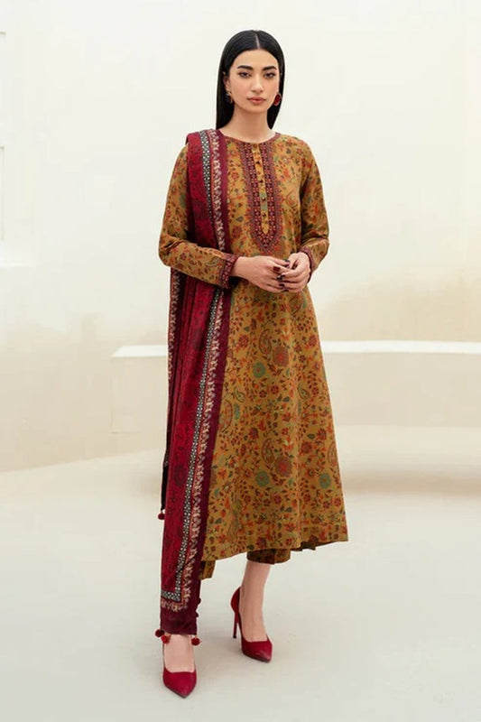 Baroque D-68 Printed three  piece suit