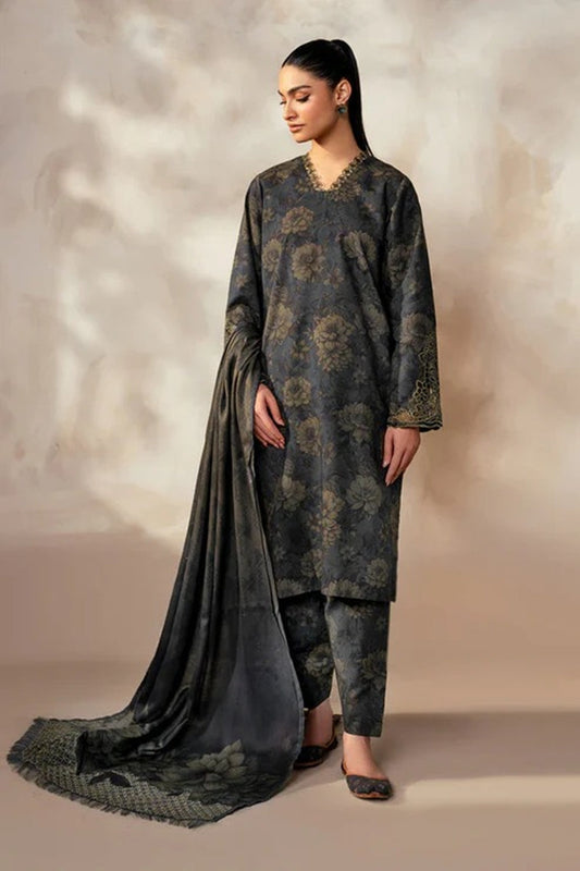 Baroque D-73  Printed three  piece suit