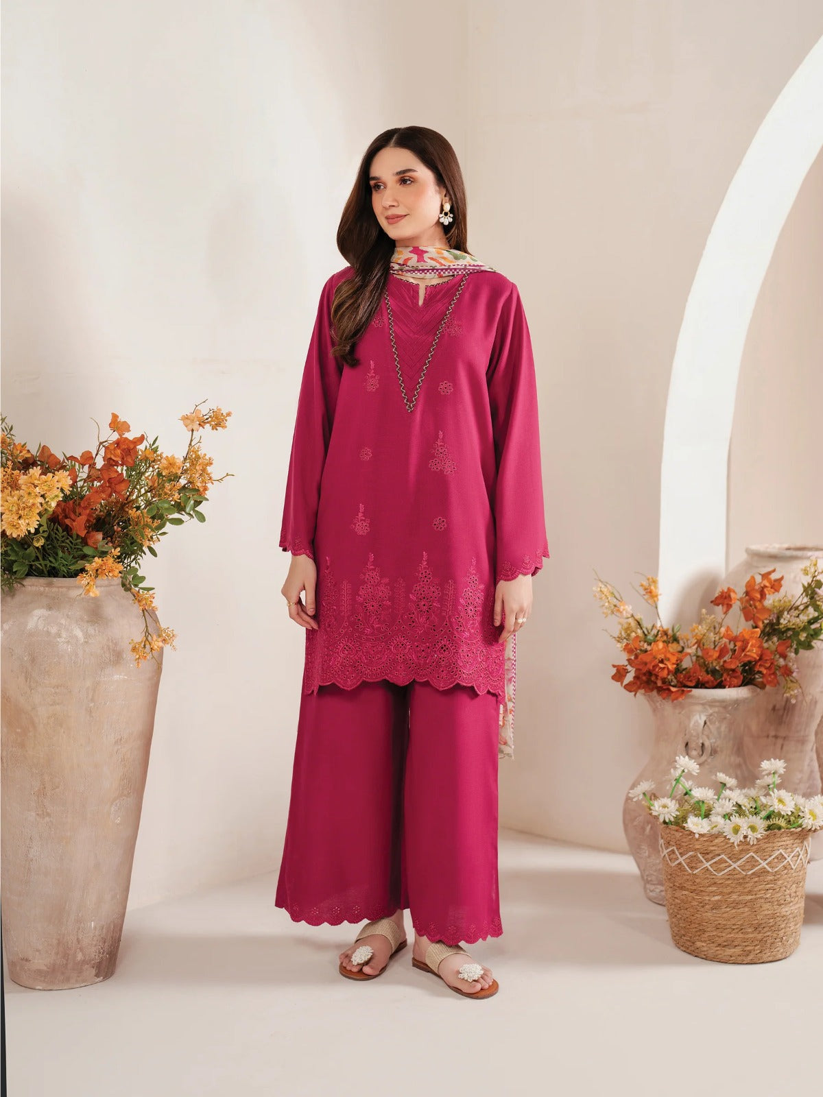 Cross Stitch CS-02 Embroidered Three Piece Lawn Collection
