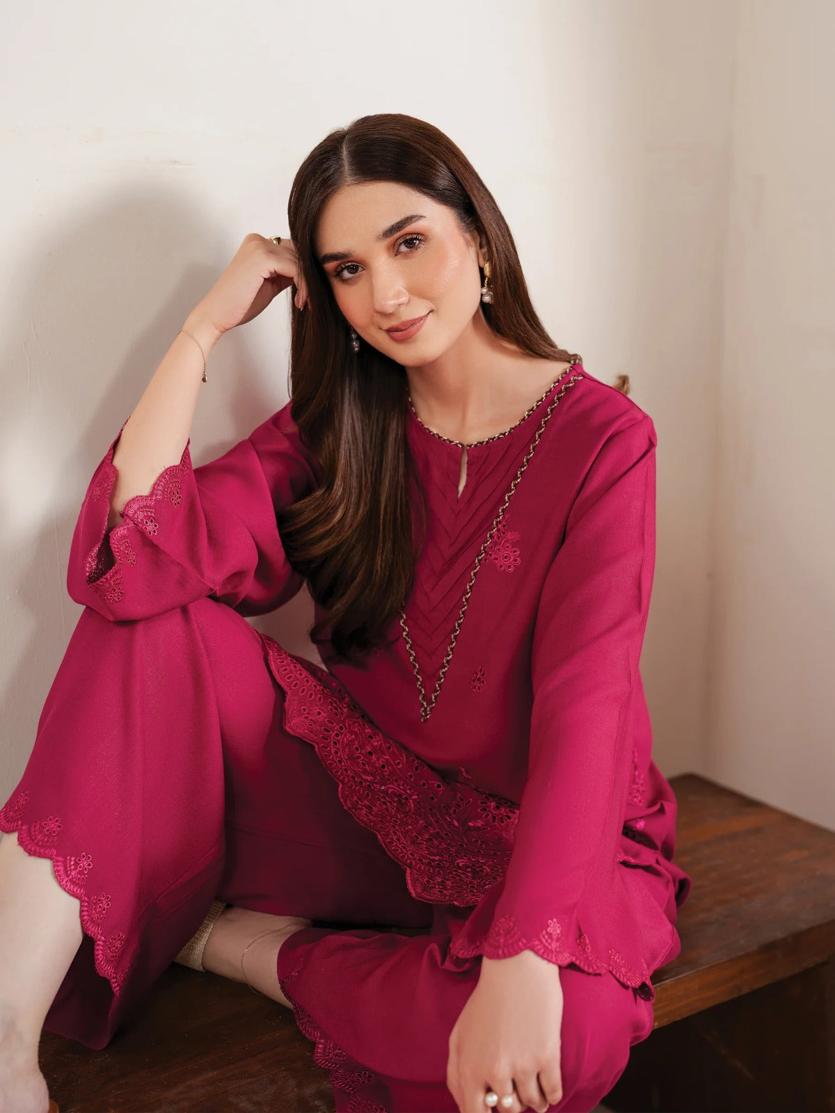 Cross Stitch CS-02 Embroidered Three Piece Lawn Collection