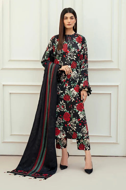 Baroque D-72 Printed three  piece suit
