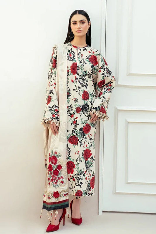 Baroque D-71 Printed three  piece suit