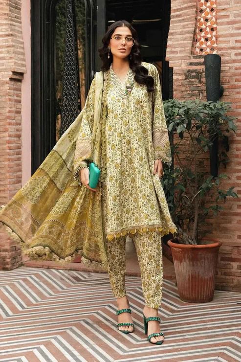 Maria-B D-01 Printed three  piece
