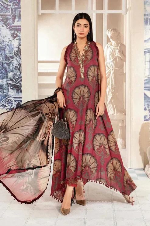 Maria-B D-03 Printed three  piece