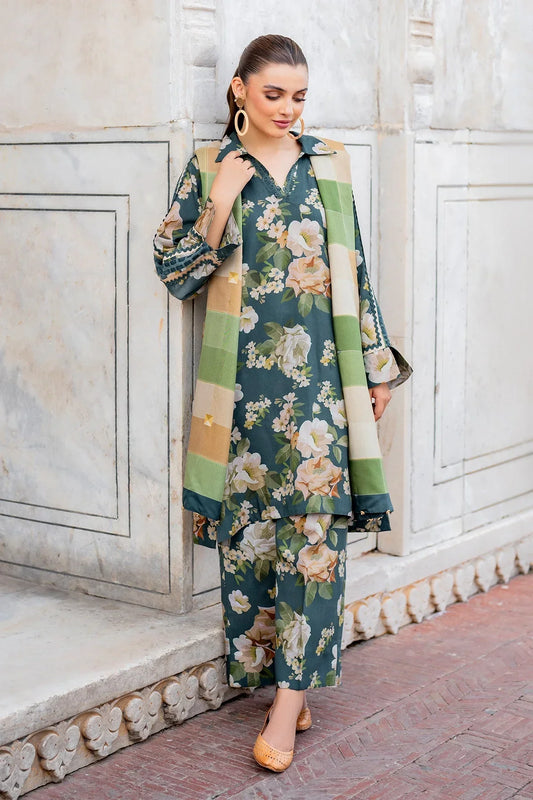 Baroque D-790 Printed three  piece