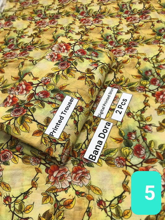 Digital Printed Bana Dora Lawn / 5