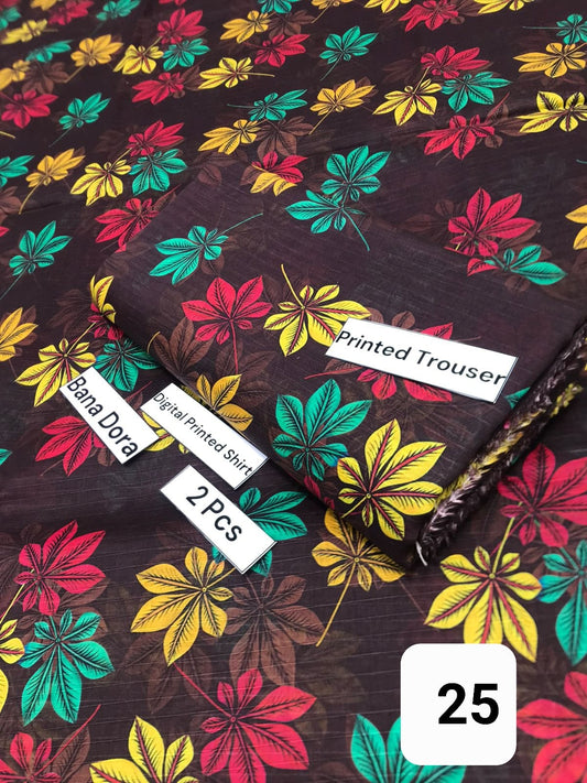 Digital Printed Bana Dora Lawn / 25