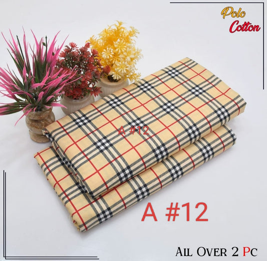 Micro Polo Cotton | Delivery free on 3 Suits | A 12