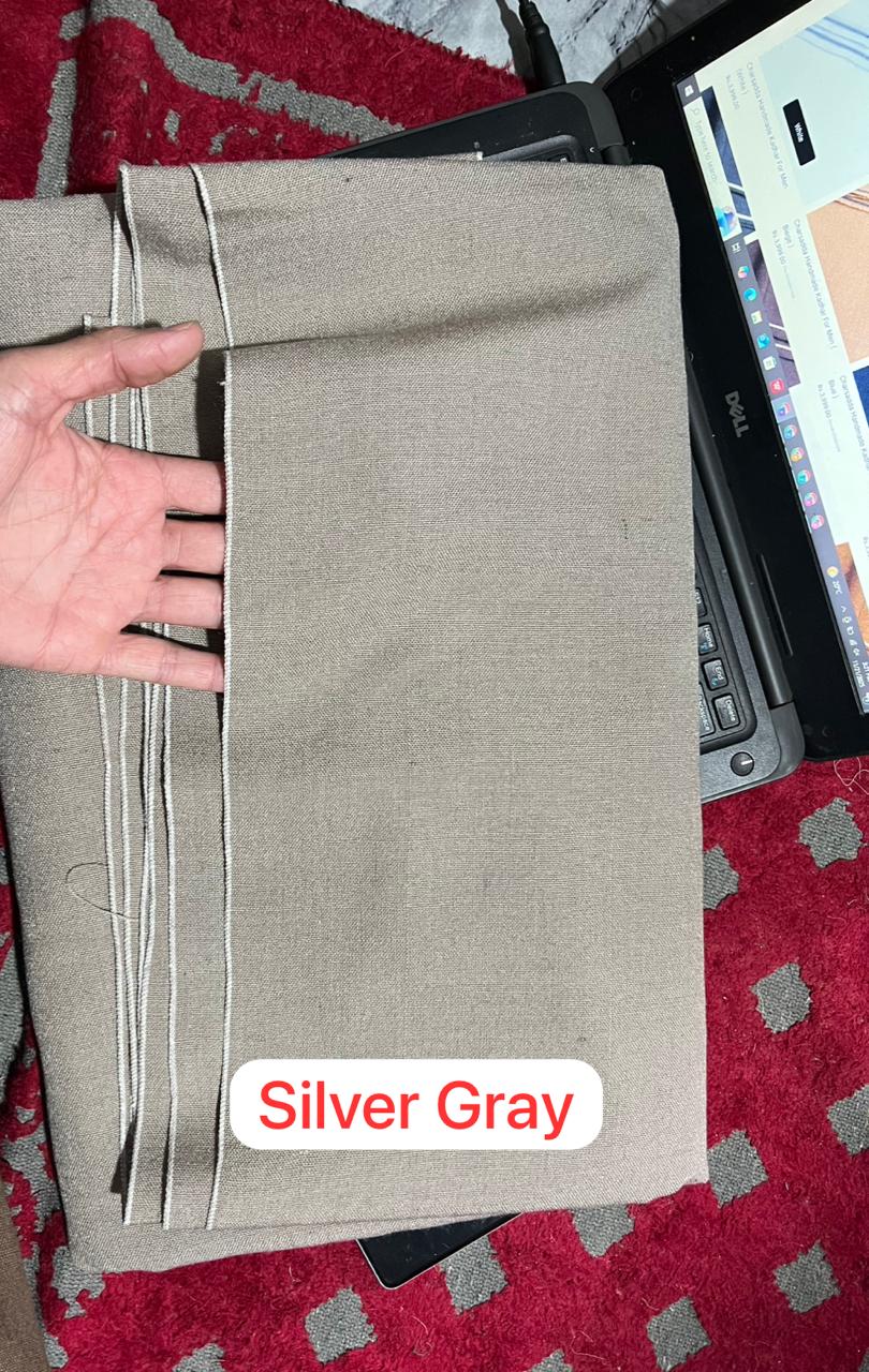 Charsadda Handmade Kadhar For Men (Silver Grey )