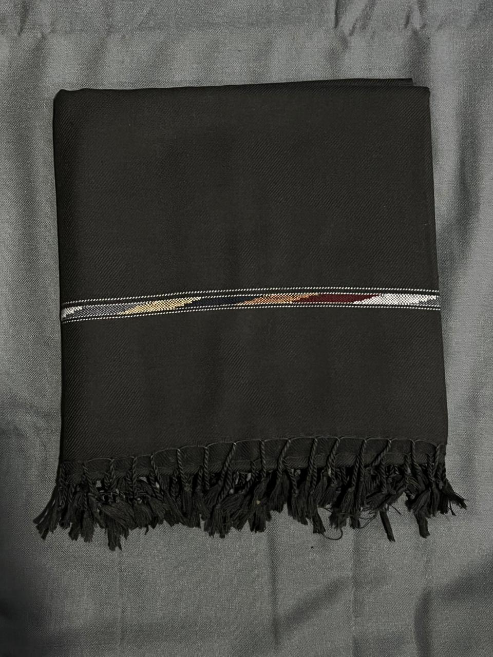 Men Premium Shwal (  Mehron+White+Black  )